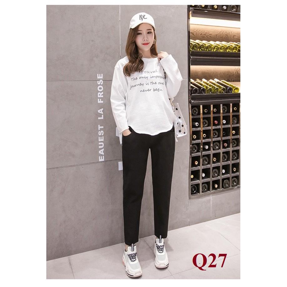 Q27 Quần kaki cạp chun