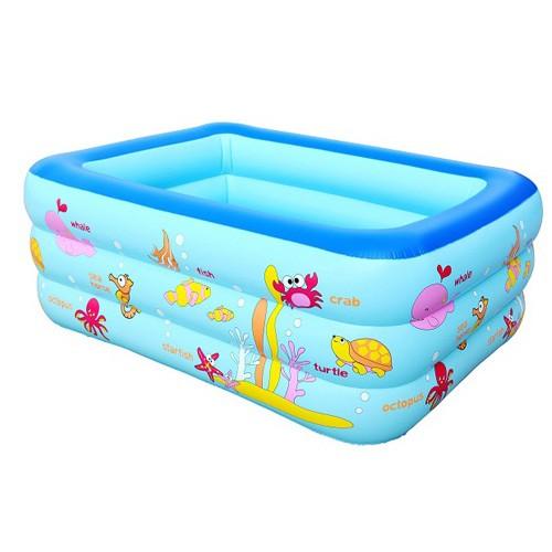 BỂ BƠI PHAO 3 TẦNG CHO BÉ 130x85x55cm