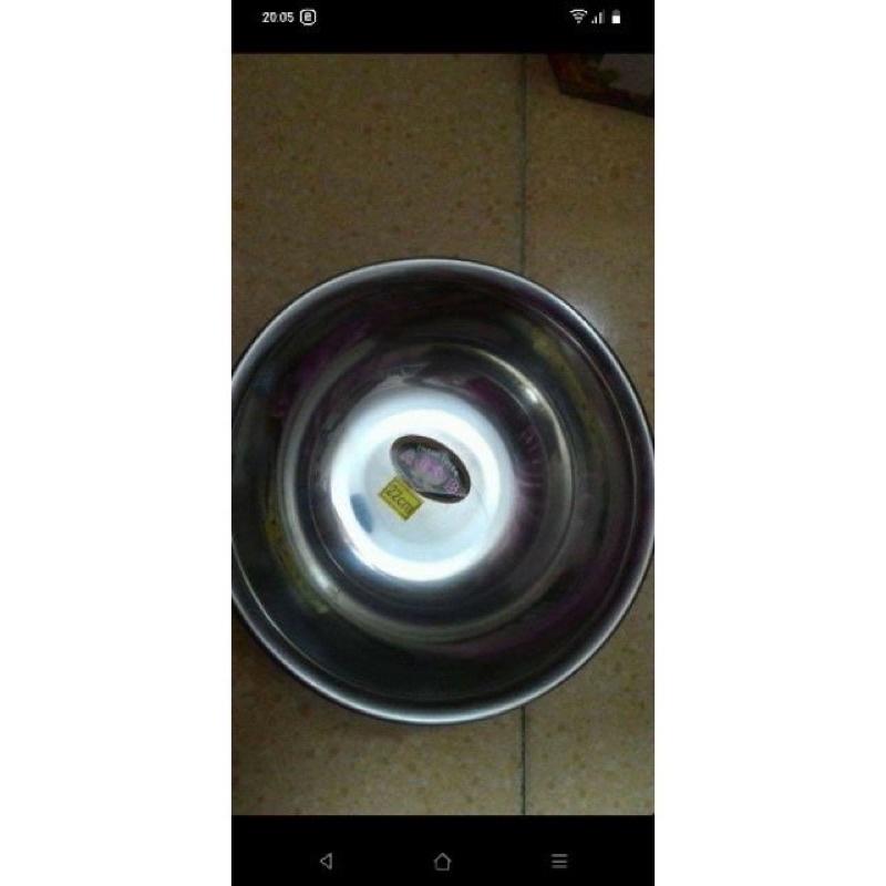Bát inox 22cm dùng trong spa...