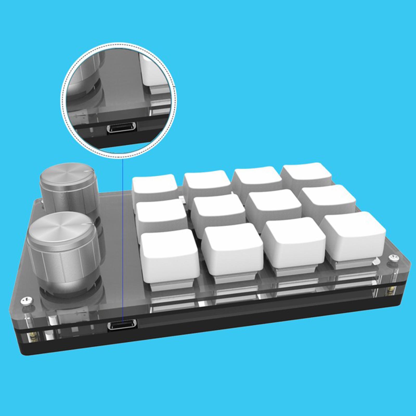 Black  Handed Mini 12 Keys Game Keyboard Tools  Premium