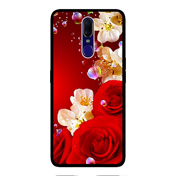 Ốp lưng cho Oppo F11 HOA HỒNG 3 - Hàng chính hãng