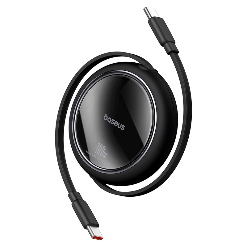 Cáp Baseus Free2Pull Retractable Charging Cable  20W sạc nhanh Type C to Light-ning Dây Rút- Hàng Chính Hãng