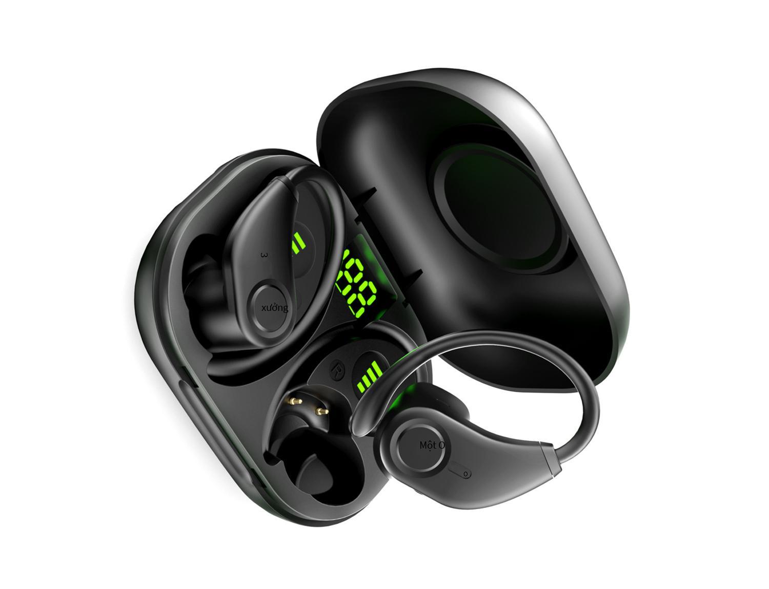 Tai nghe Bluetooth móc tai thể thao S6 tùy chỉnh theo phong cách mới nhất Tai nghe không dây TWS tai nghe nhạc stereo với thời lượng pin dài