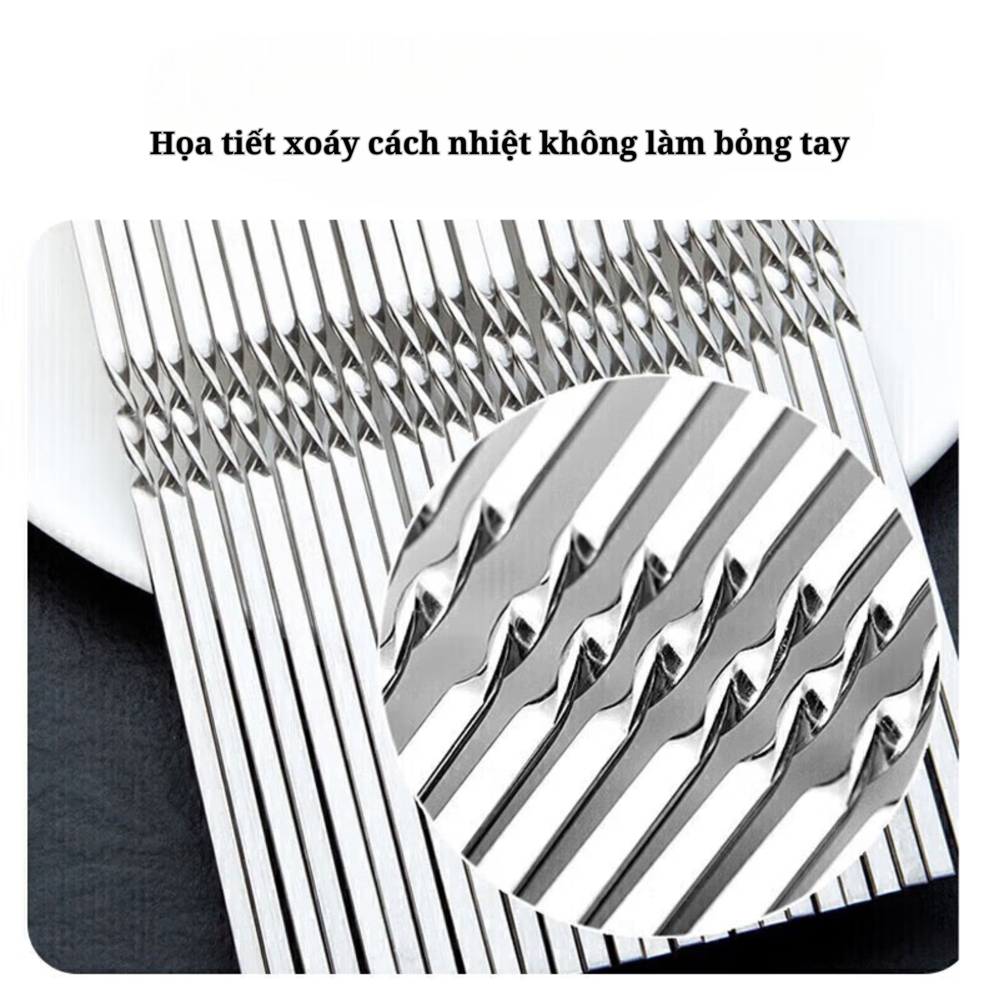 Xiên nướng Inox 304 không gỉ Suncojia, chuyên dùng nướng thịt và xiên que tiện lợi, gói 10 cái