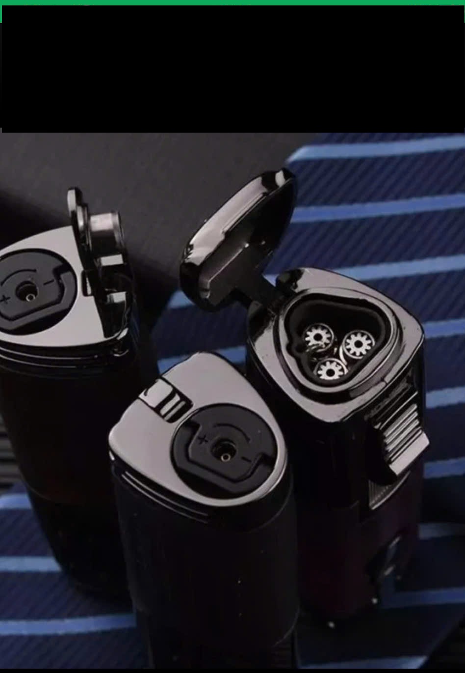 Vỏ Hộp Quẹt Bật Lửa Khò 3 Tia BCZ-466, Có Đục -Nhiều Màu