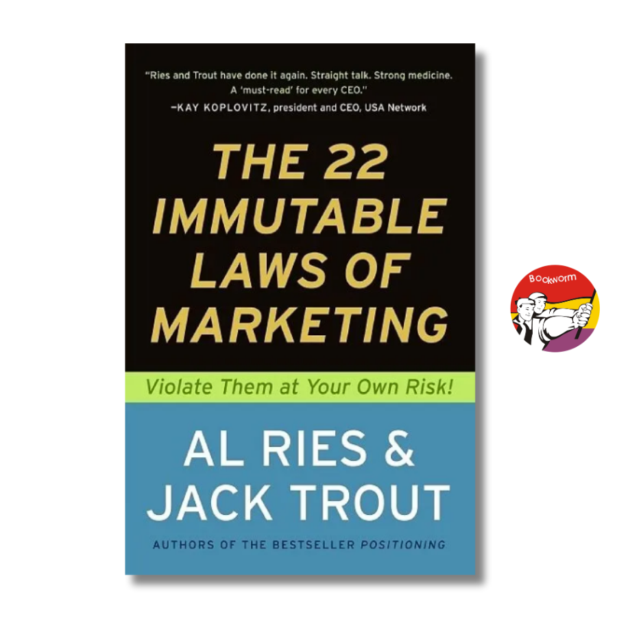 Sách - The 22 Immutable Laws of Marketing by Al Ries & Jack Trout | Business / Self Help / Management / Ngoại văn