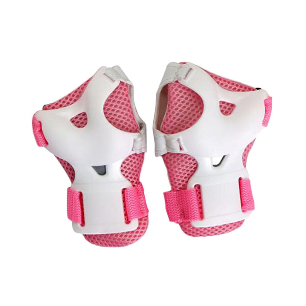 6 Pcs Kid Child Roller Skating Bicycle Bike Knee Wrist Elbow Pad Sets - 6 colors to choose