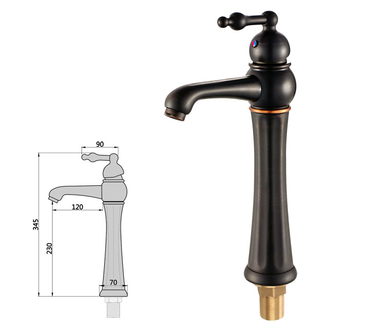 Vòi nước bằng đồng Haduvico - VR048
