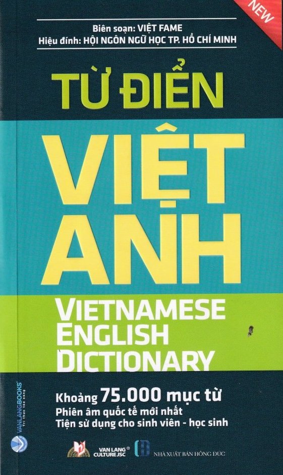 Từ Điển Anh – Việt 75.000 Mục Từ  - Phân Âm Quốc Tế Mới Nhất