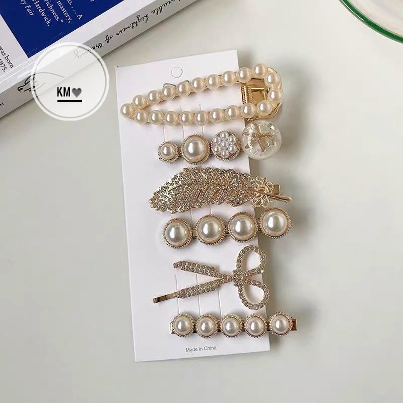 SET KẸP TÓC 5-6 MÓN THAY ĐỔI