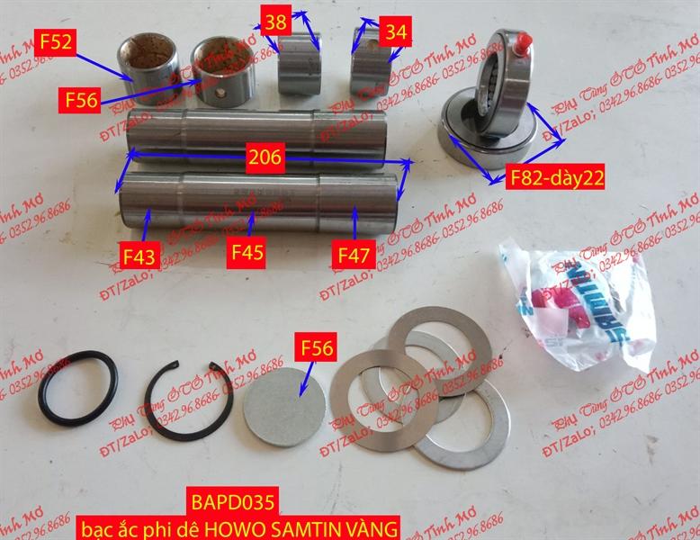 Bạc ắc phi dê HOWO SAMTIN VÀNG