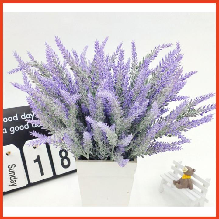Hoa giả lavender 5 nhánh trang trí phòng ngủ siêu xinh 38cm