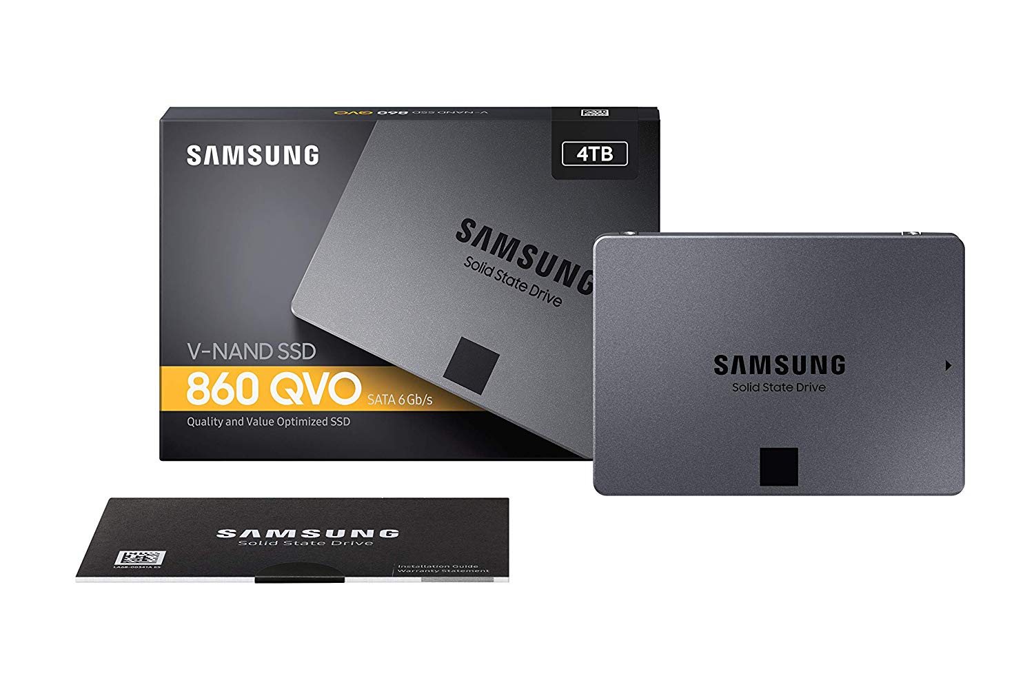 Ổ Cứng gắn trong SSD Samsung 870 QVO 2.5 inch SATA III - Hàng Nhập Khẩu - 4TB