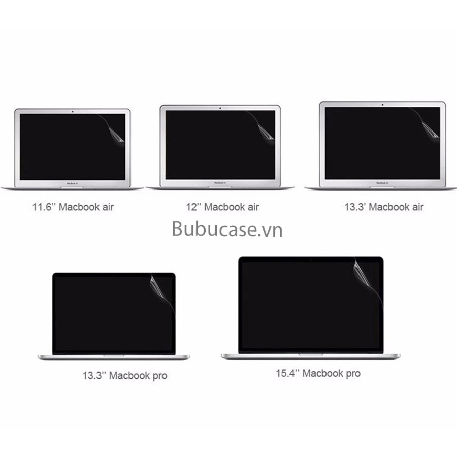 Miếng Dán Màn Hình Dành Cho Macbook FULL Dòng Máy - Dành Cho Macbook Air, Macbook Pro - Trong Suốt HD - FULL box