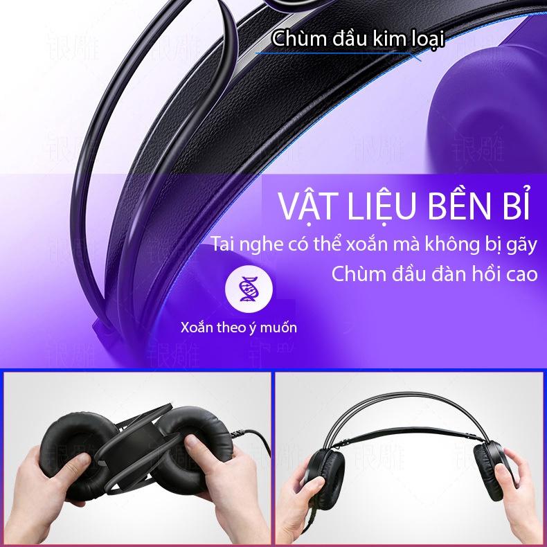 Tai nghe gaming Coputa tai nghe chụp tai có dây máy tính chơi game Q3