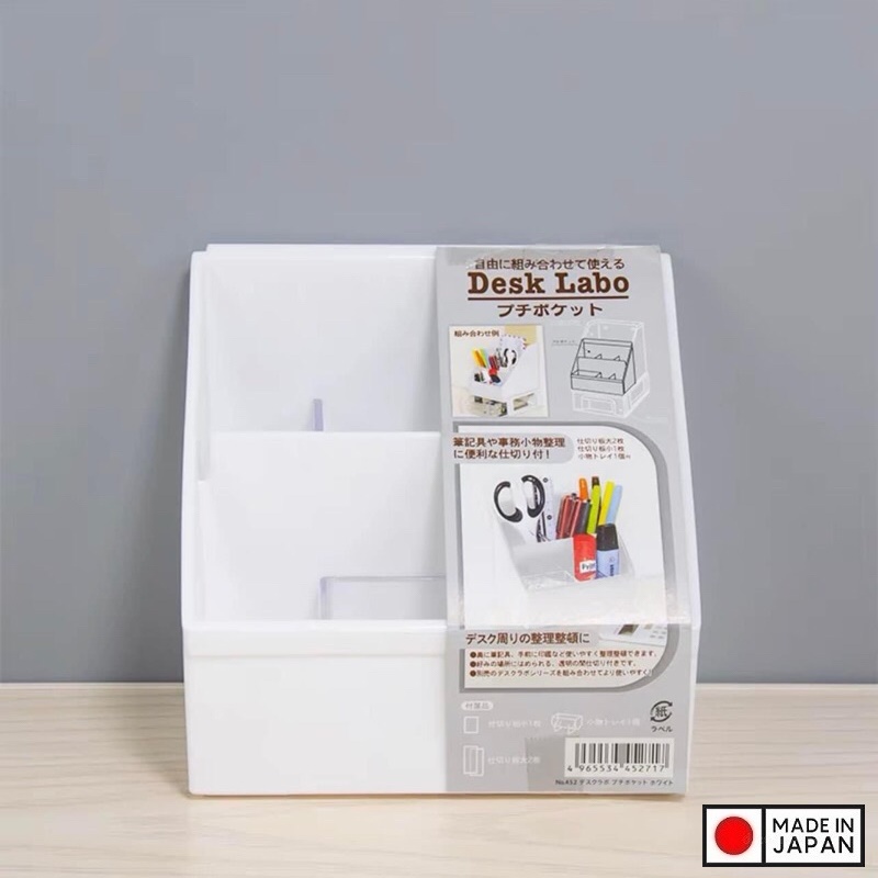 Khay đựng đồ đa dụng 2 ngăn Desk Labo - Made in Japan
