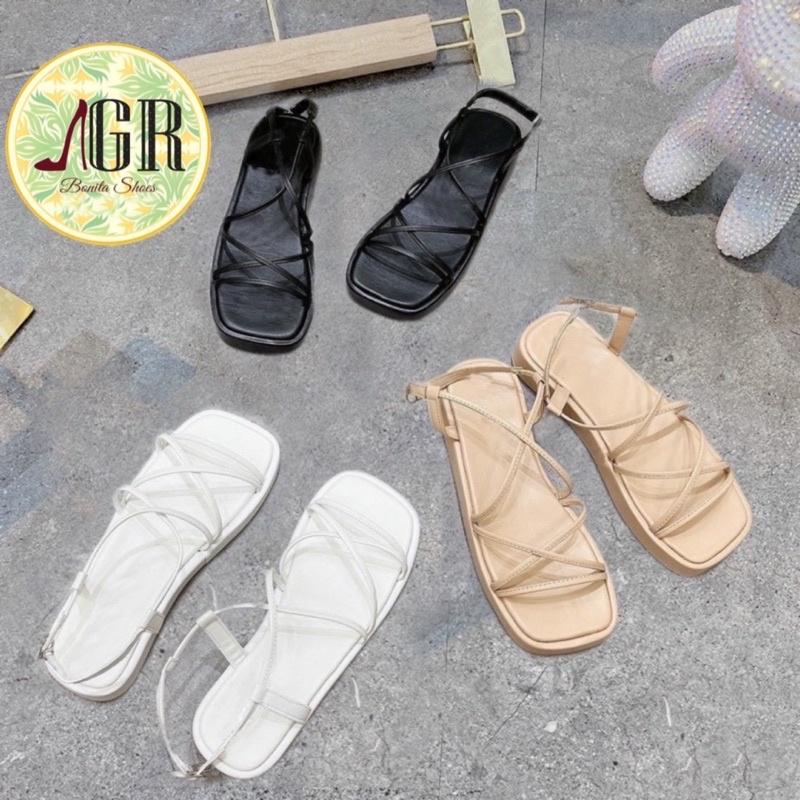 Sandal xuồng dây quai IX khoá gài xinh cao 3 cm