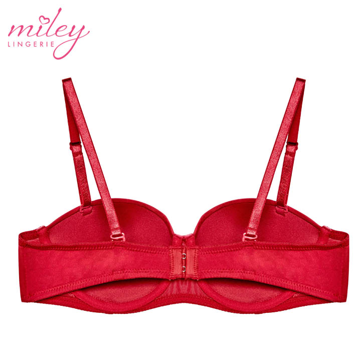 Áo ngực nữ cúp ngang Elegant Miley Lingerie BRM04002 - Màu đỏ đô