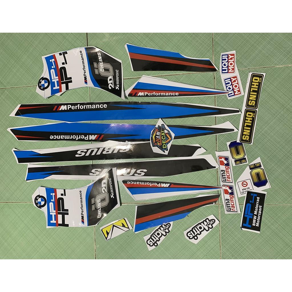 Tem sirius fi HP4 xanh đen