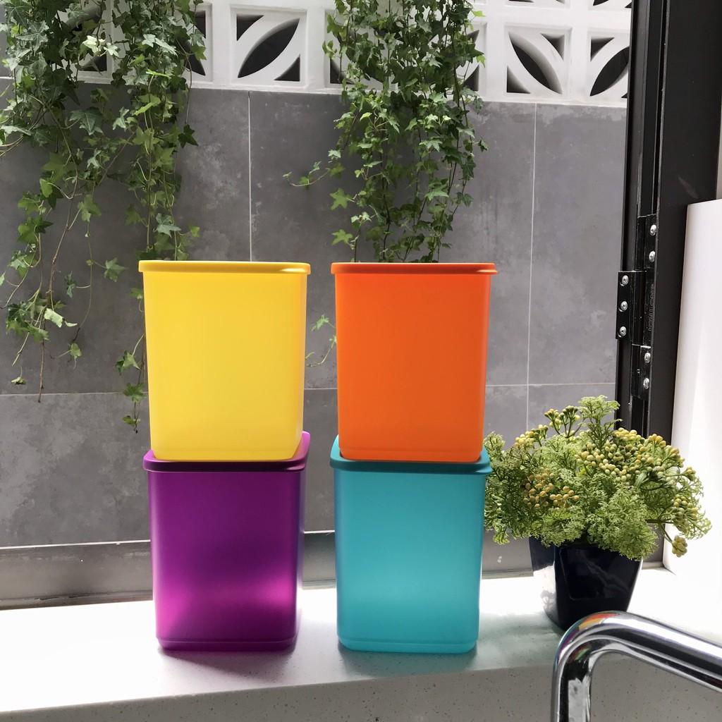 Bộ Hộp Bảo Quản Thực Phẩm Large Summer Fresh Bốn Hộp Tupperware, Hộp Trữ Khô, Nhựa Nguyên Sinh An Toàn
