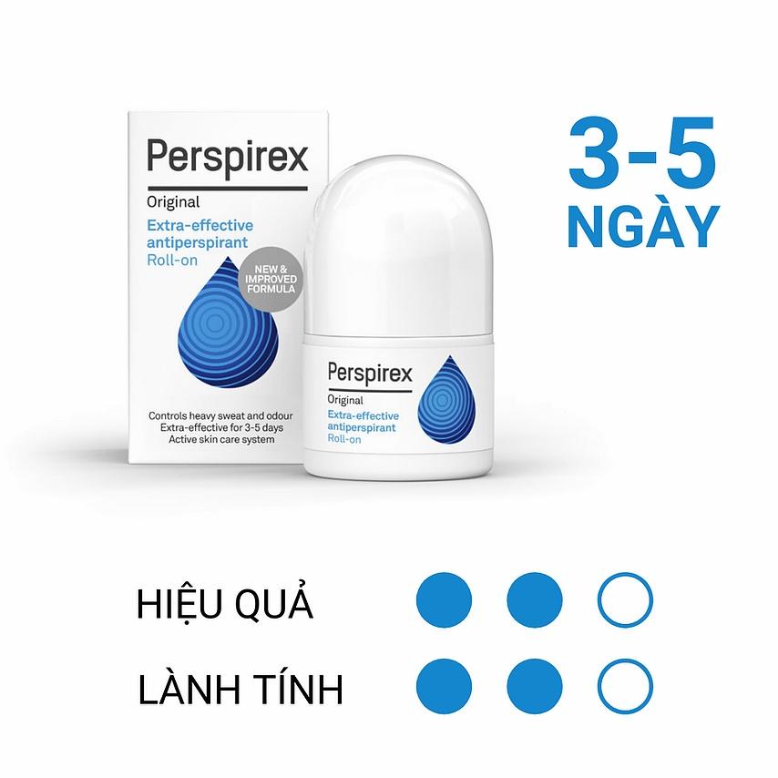 Lăn Khử Mùi Perspirex (Strong / Original / Comfort) Roll-On Chính Hãng