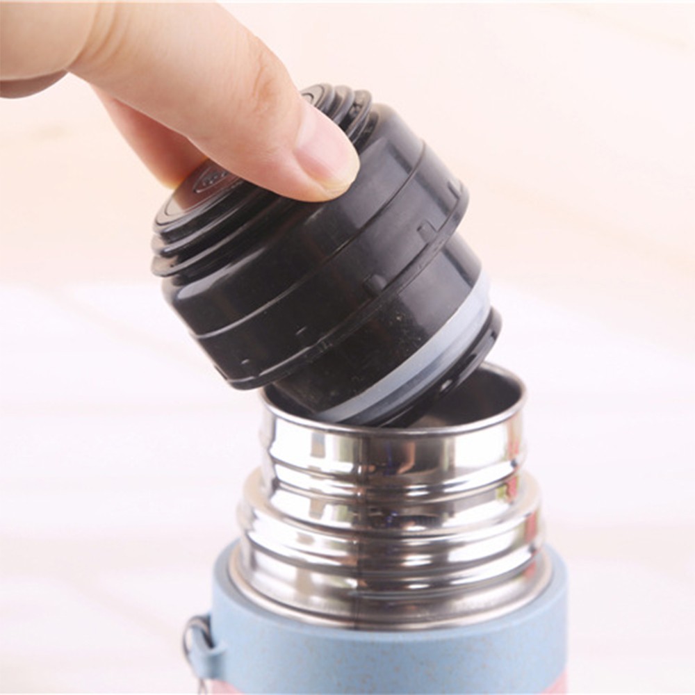 Bình Giữ Nhiệt Vỏ Lúa Mạch Lõi Inox Không Gỉ