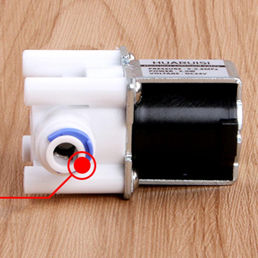 24V DC 1/4" Electric Solenoid Valve Purified Water Valve 0-0.8Mpa