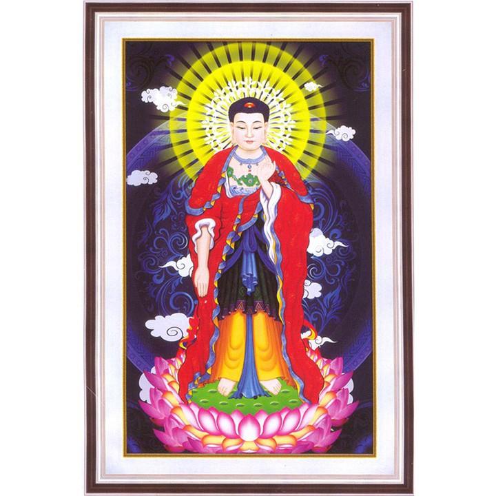 Tranh thêu Phật A Di Đà A1127 - kích thước: 46 * 70cm.