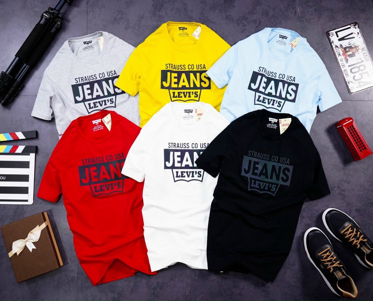 áo thun nam jean cổ tròn tay ngắn cotton cao cấp relaxtore 2