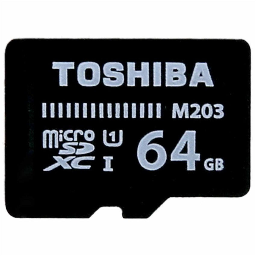 Thẻ Nhớ 64Gb TOSHIBA 100Mb/s UHS-1 M203 MicroSDHC - Hàng chính hãng