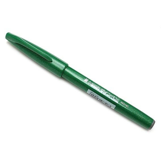 Bút Lông Màu Nước Pentel TOUCH-SES15C_D - Xanh Lá