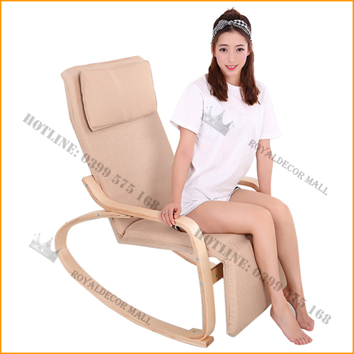 Ghế Poang Thư Giãn Có Gác Chân Nằm Đọc Báo, Xem Tivi Nghỉ Ngơi Với Đệm Êm Và Khung Chắc Chắn...