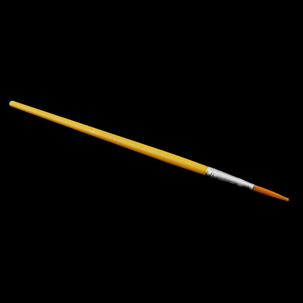 6 Pieces Professional Detail Paint Brush Set Brushes For Art Painting Acrylic