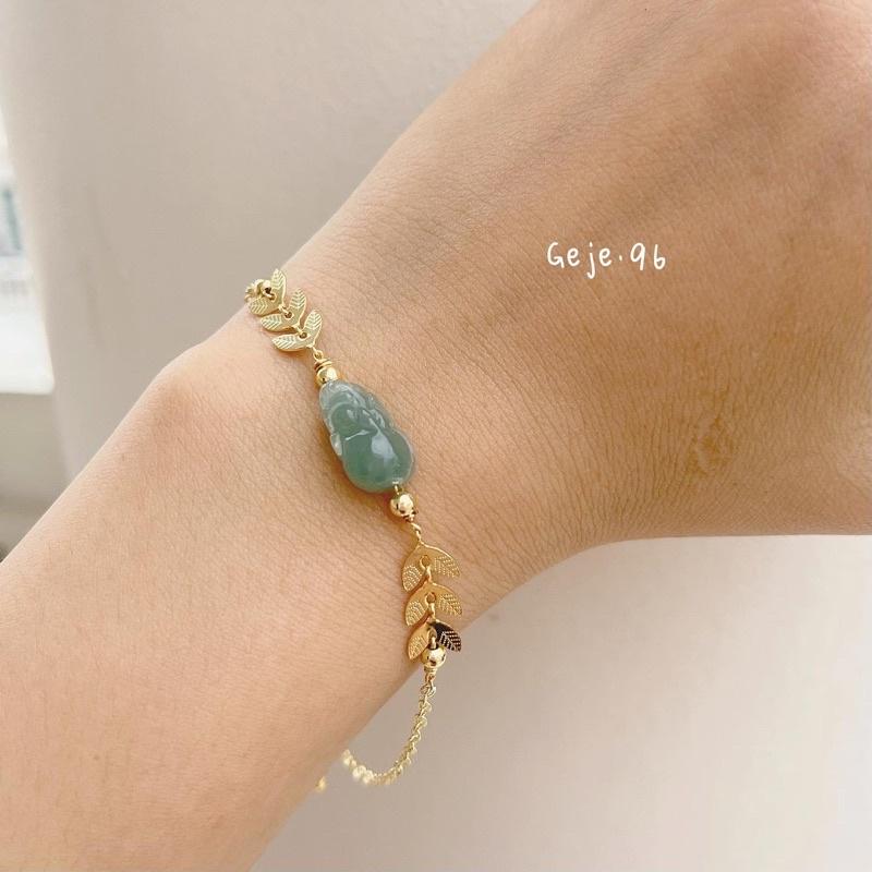 Lắc tay tỳ hưu ngọc Jadeite Jade loại A