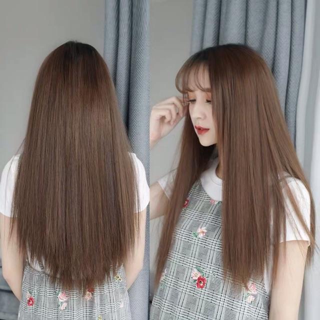 Kẹp tóc giả thẳng 60-65cm nặng 200g