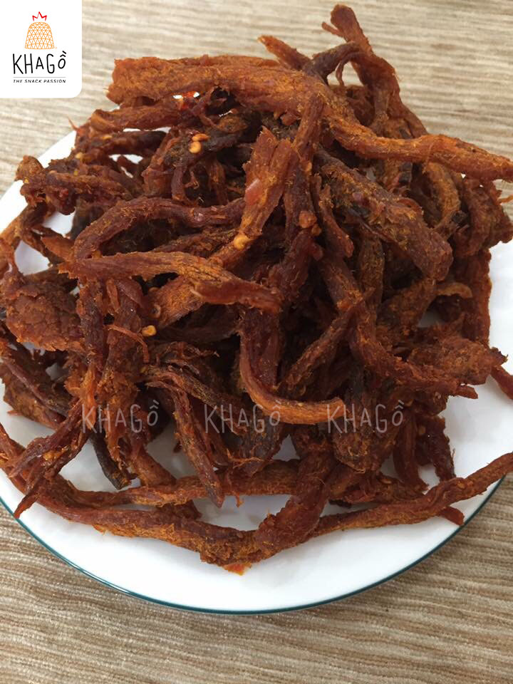 KHÔ BÒ XÉ SỢI 250gr | KHA GỒ | Ăn Vặt Văn Phòng, Du Lịch, Tết, Sài Gòn Ngon