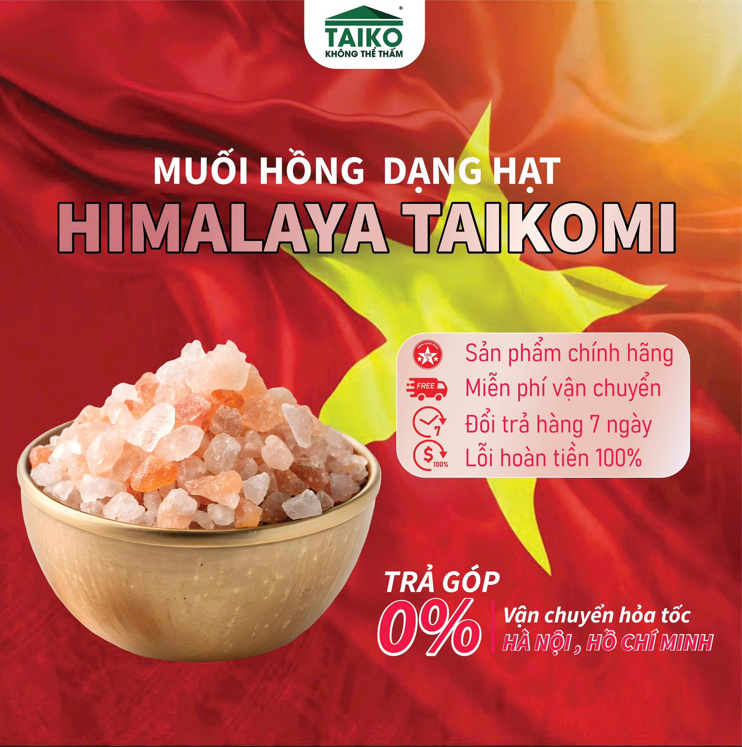 [Chính Hãng] Muối Hồng Ngâm Chân Himalaya Organic 1Kg - Muối Hồng Himalaya Ngâm Chân Thải Độc Dạng Mịn Và Hạt - Nhập Khẩu Pakistan