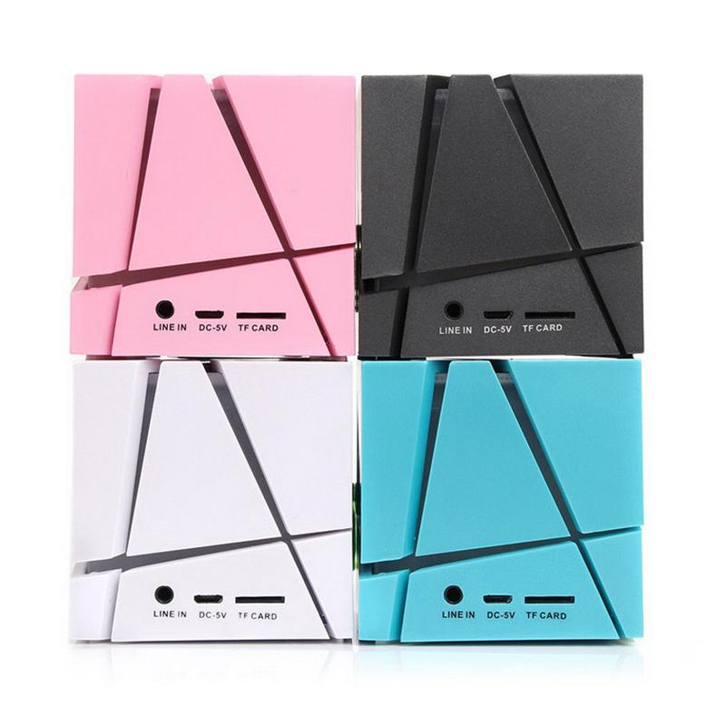 Bluetooth MP3 Player Player với FM Radio Loa lớn hỗ trợ Micro SD Card TF Color: Pink retail box
