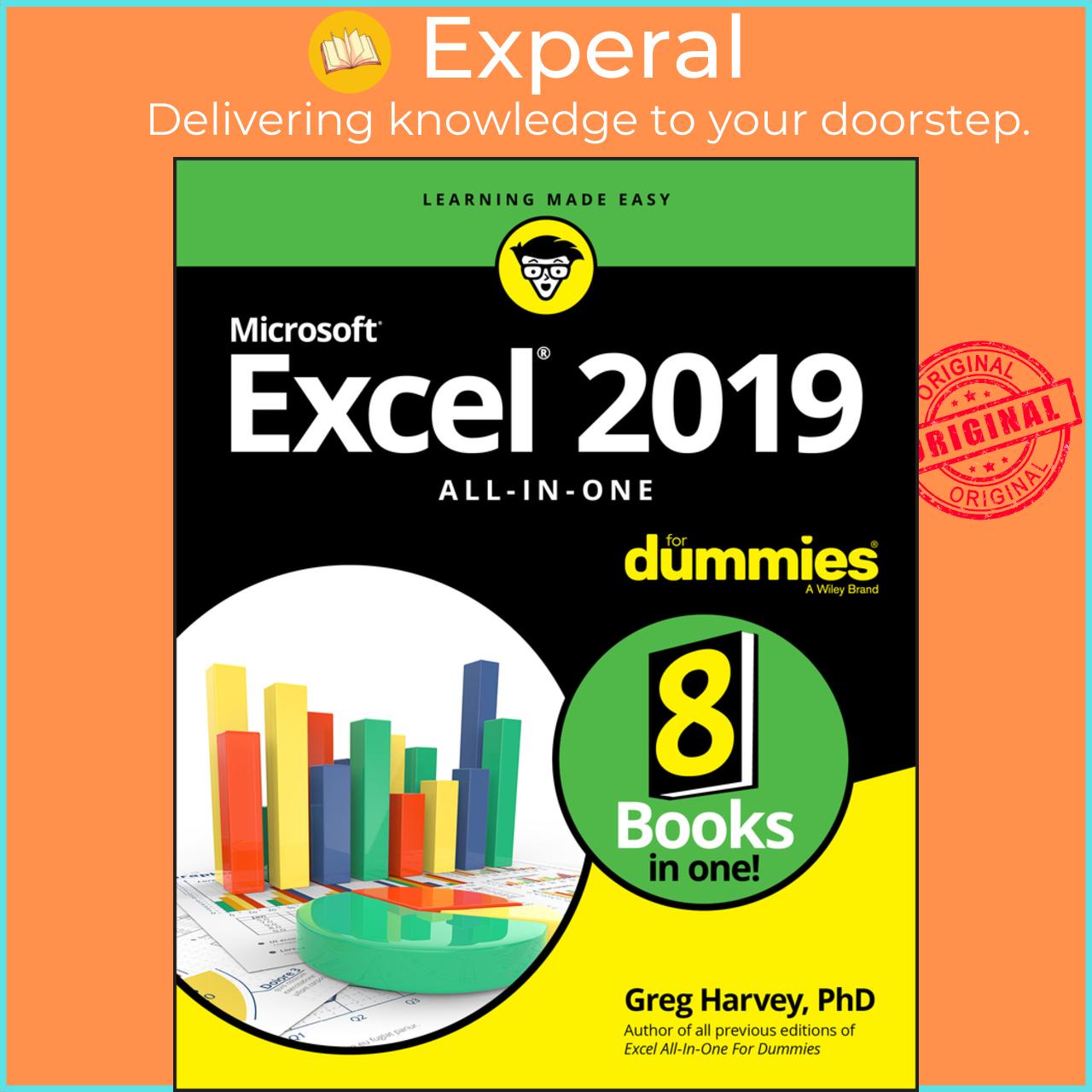 Sách - Excel 2019 All-in-One For Dummies by Greg Harvey