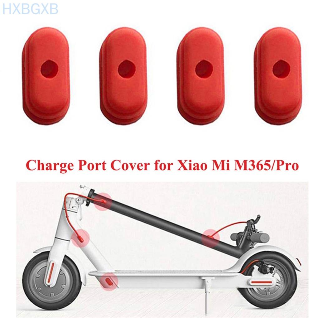 Scooter Charge Port Cover Silicone Dust-proof Charge Port Stopper Replacement for Xiaomi M365