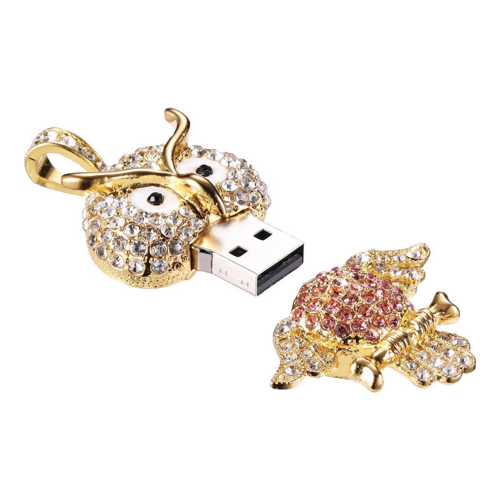 Cute Metal USB 2.0 Flash Drive Memory Disk High Speed Pen Drive