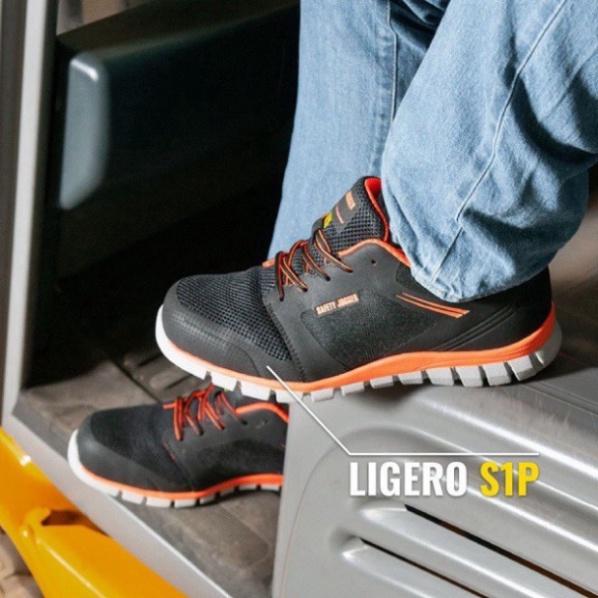 Giày Bảo Hộ Safety Jogger Ligero Siêu Nhẹ, Đế Chống Sốc, Chống Tĩnh Điện, Chống Trơn Trượt, Dáng Thể Thao