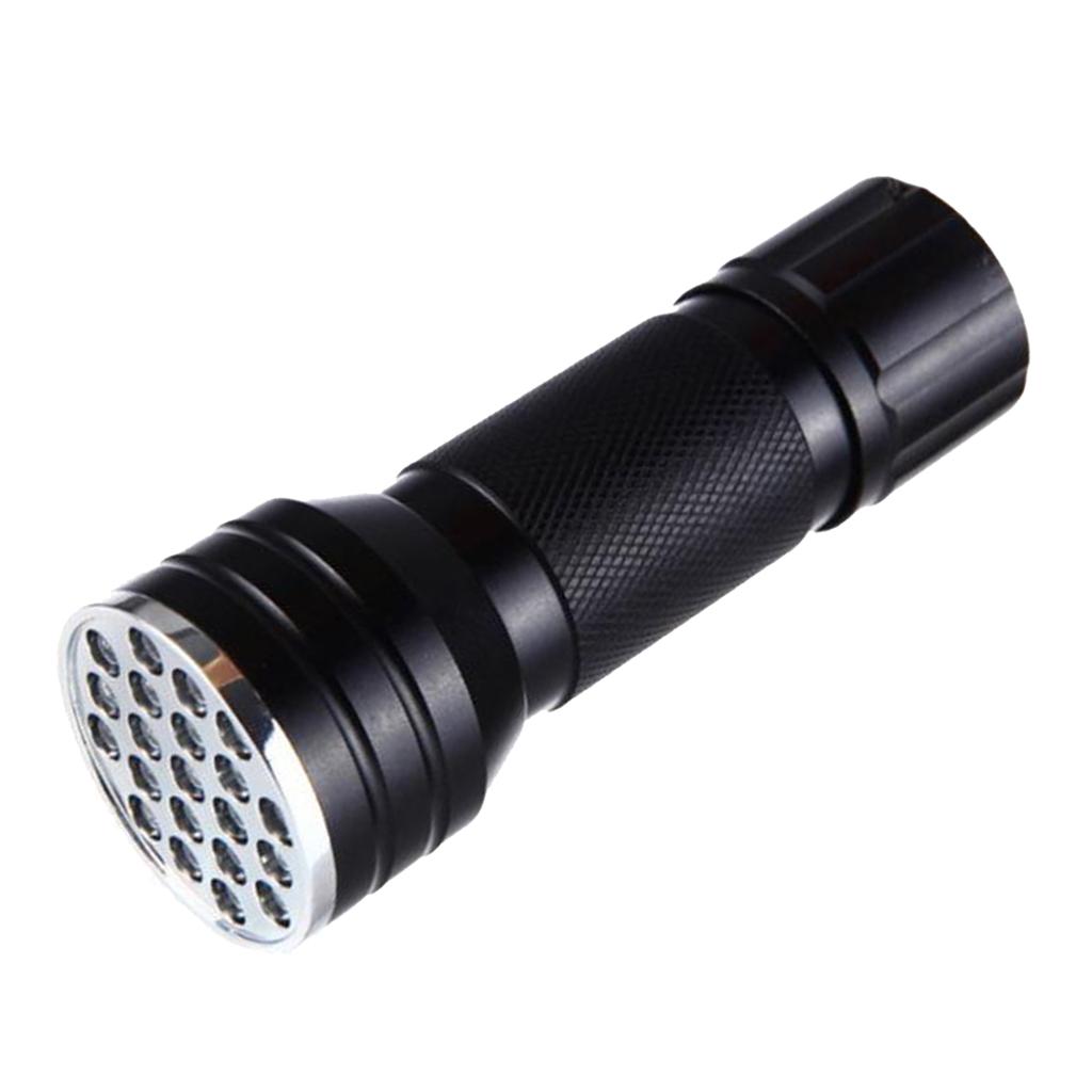 21 LED UV UltraViolet Blacklight Flashlight Lamp Torch Inspection Light Outdoor