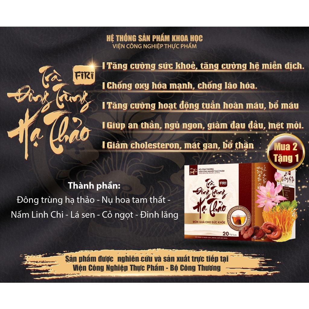 Trà Đông Trùng Hạ Thảo Firi – Tăng cường sức khỏe, chống lão hóa