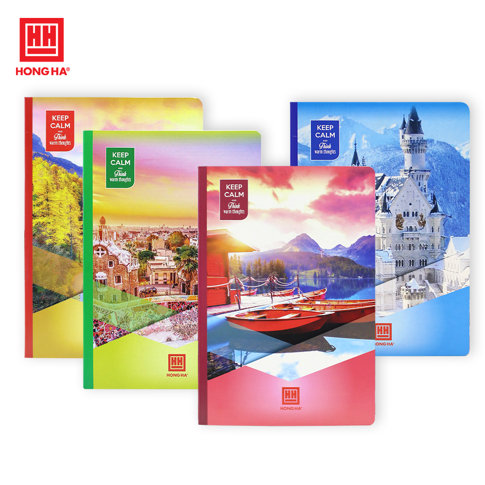 Vở kẻ ngang Hồng Hà 120 trang Sao mai sắc màu