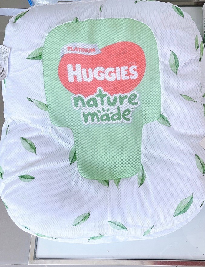 Gối thoáng khí Huggies siêu mềm mại cho bé