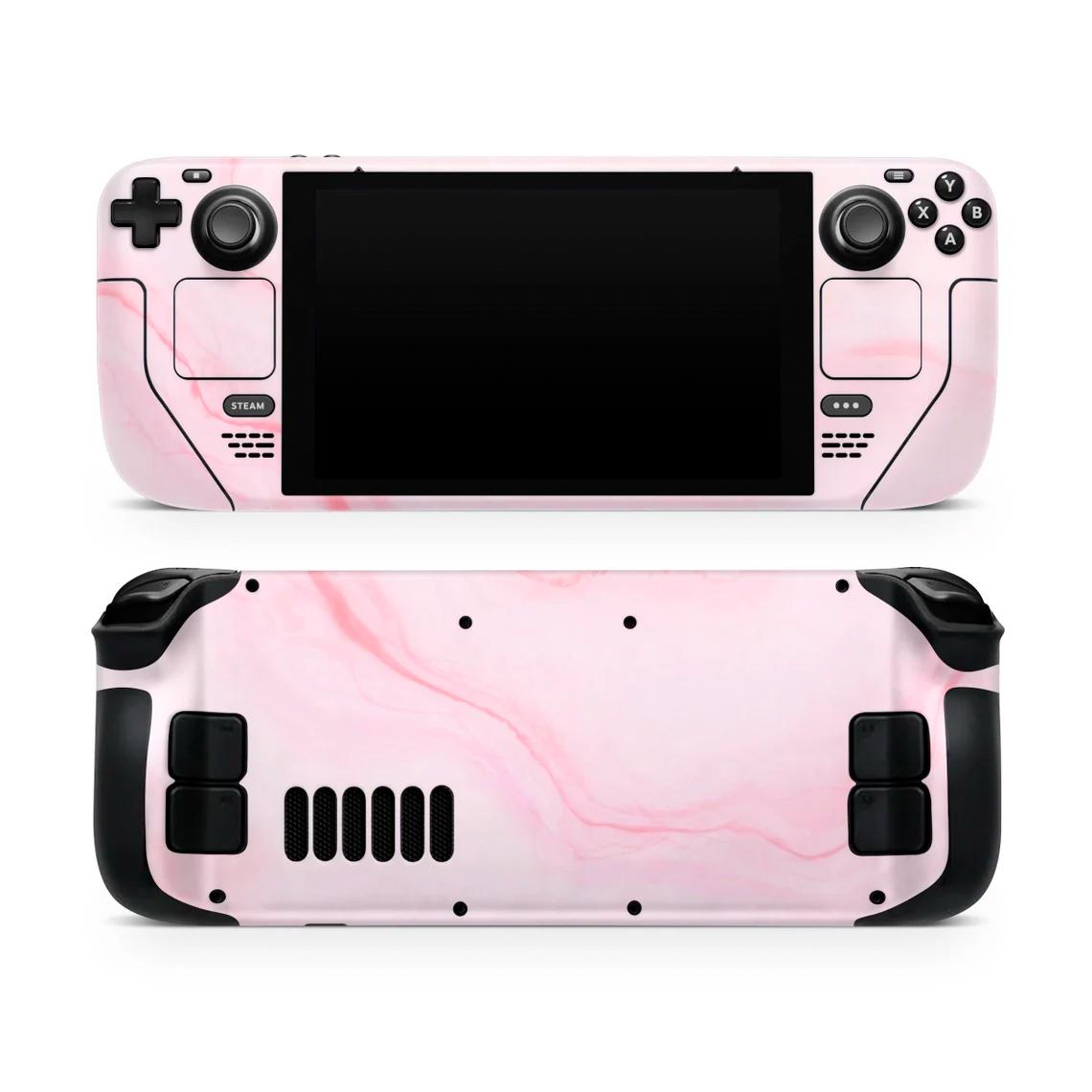 Skin decal dán Steam Deck mẫu Marble Surface V1 Pink (dễ dán, đã cắt sẵn chuẩn theo khuôn máy)