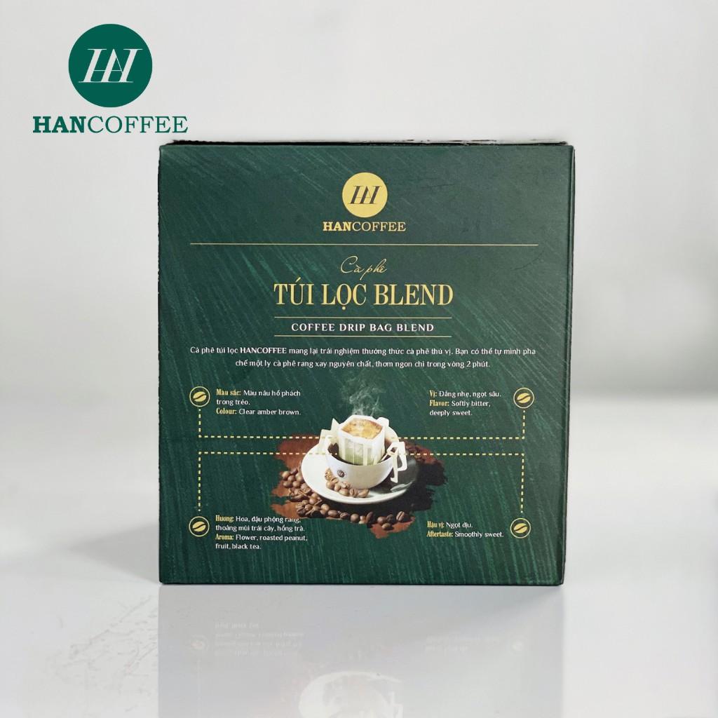 Cà Phê Túi Lọc Blend HANCOFFEE Đắng Nhẹ, Ngọt Sâu Hộp 5 gói - HND2S