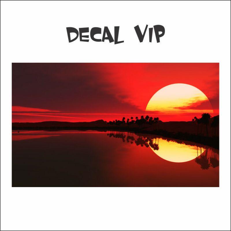 Tranh dán hồ cá  - thủy sinh