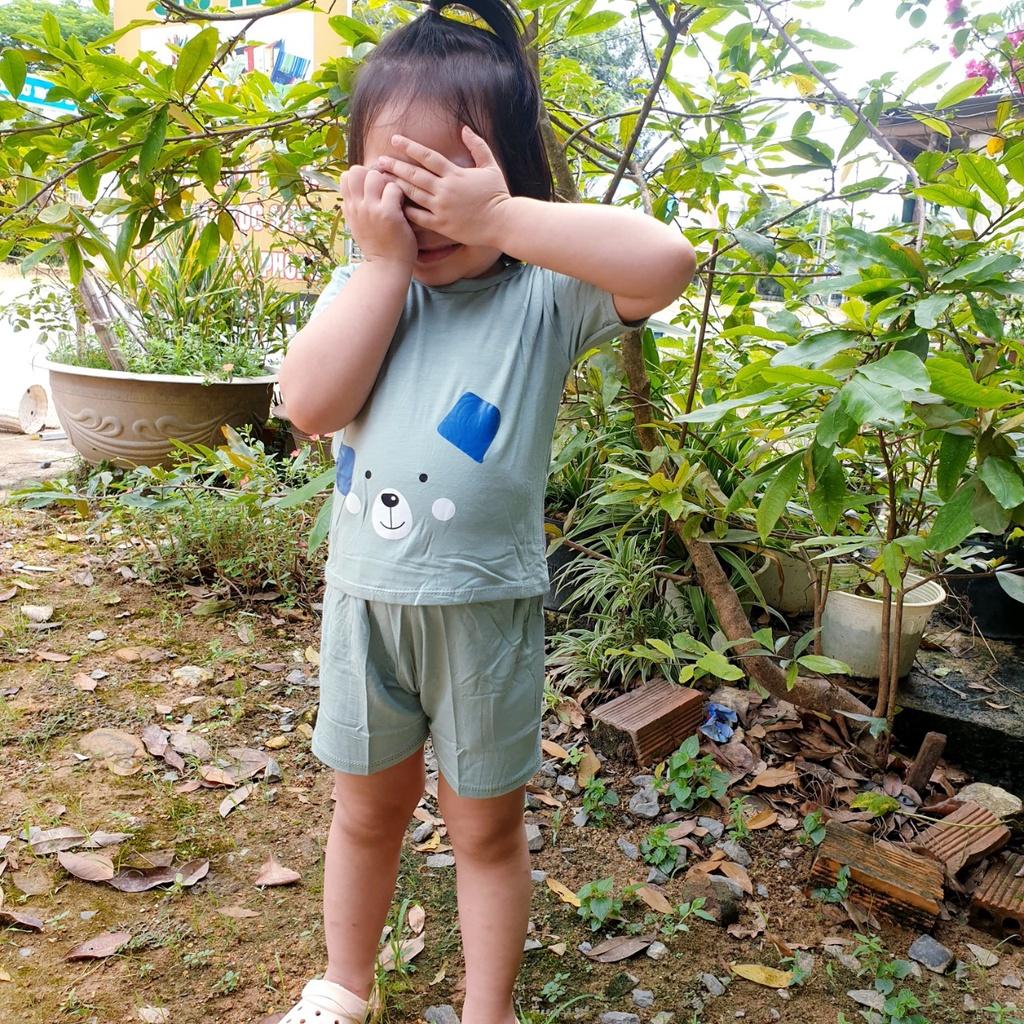 Đồ Bộ Cún yêu Cho Bé Vải Thun Lạnh, Bộ Cho Bé Mặc Nhà